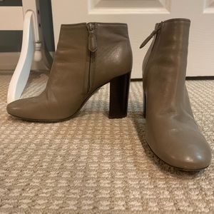 Tory Burch Taupe Leather Boot, 8M